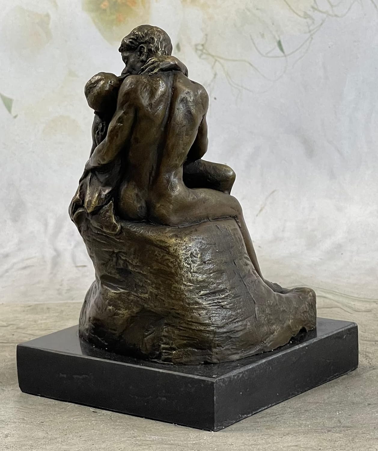 Auguste Rodin The Kiss Nude Lovers Bronze Metal 6" Sculpture Statue Marble Art