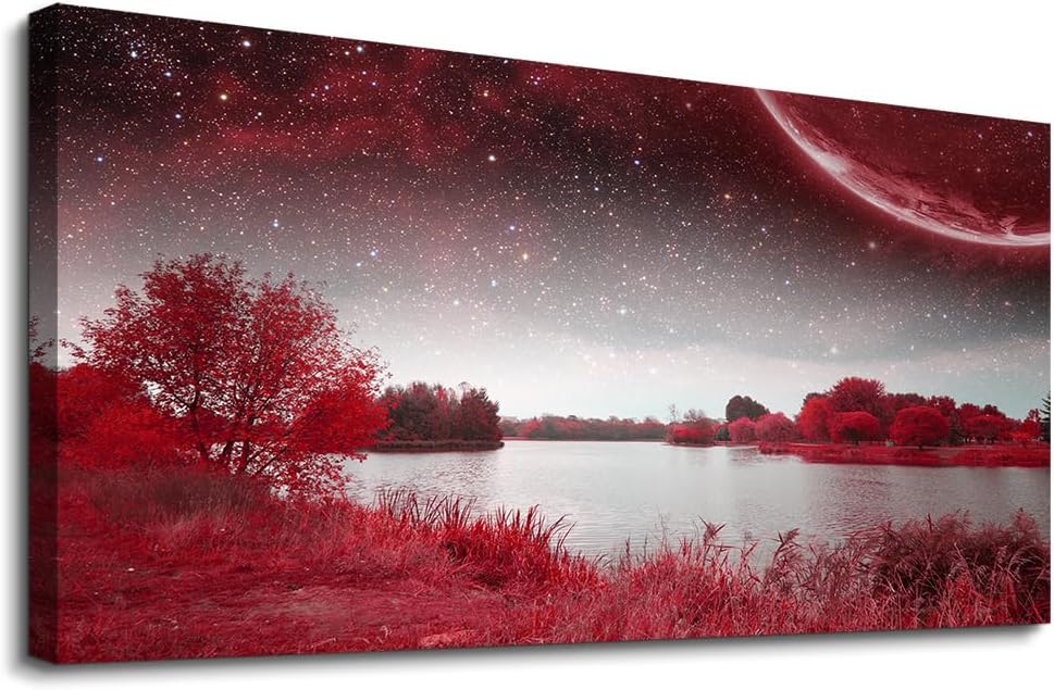 MHARTK66 Wall Decor For Living Room Large Canvas Wall Art For Bedroom Modern Office Pictures Wall Artwork Blue Sun Beach Grass Ocean Landscape Paintings Canvas Art Prints Home Decorations