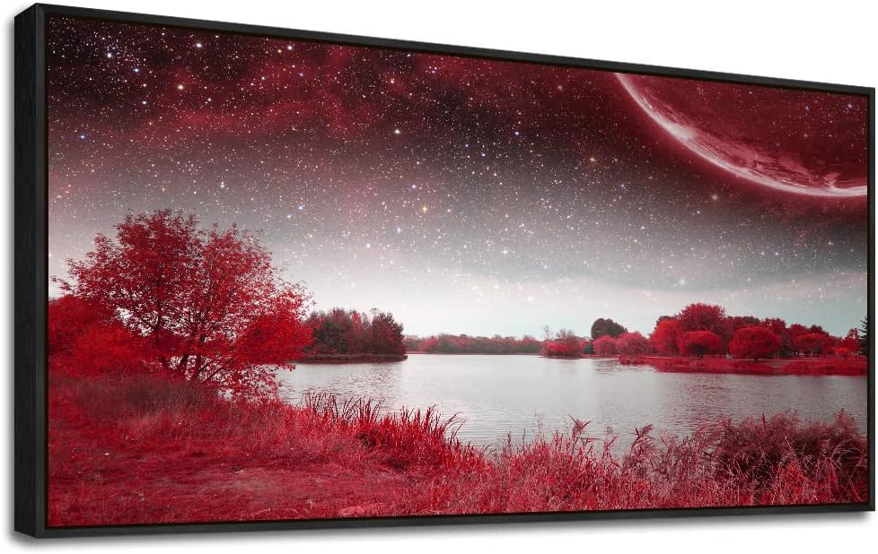 MHARTK66 Wall Decor For Living Room Large Canvas Wall Art For Bedroom Modern Office Pictures Wall Artwork Blue Sun Beach Grass Ocean Landscape Paintings Canvas Art Prints Home Decorations